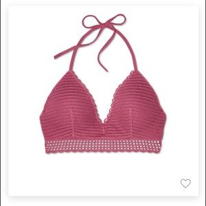 Shade & Shore Mauve Lined Underwire Bikini Top